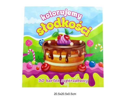 KOLOROWANKA KOLORUJEMY SŁODKOŚCI 44236