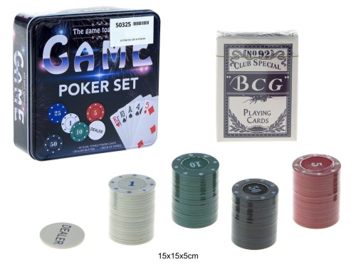 ZESTAW DO GRY W POKERA 50325