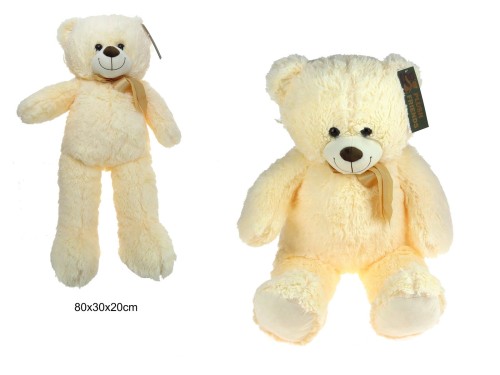 MIŚ PLUSZOWY 80CM BEŻOWY 18118