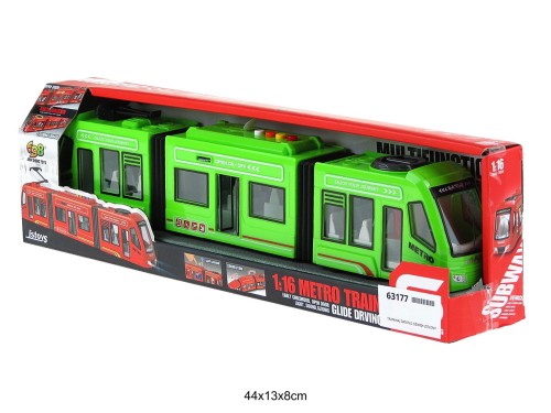 TRAMWAJ ŚWIATŁO DŹWIĘK ZIELONY 63177