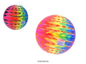 PIŁKA 23 CM TĘCZOWA 42291