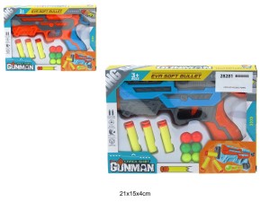 PISTOLET POCISKI Z PIANKI 28281