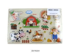 PUZZLE DREWNIANE FARMA 09351