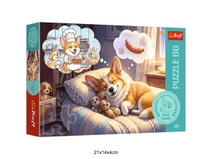 PUZZLE 60 CORGI W KRAINIE SNÓW 41226