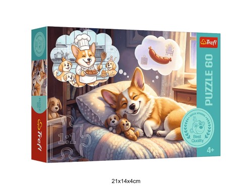 PUZZLE 60 CORGI W KRAINIE SNÓW 41226