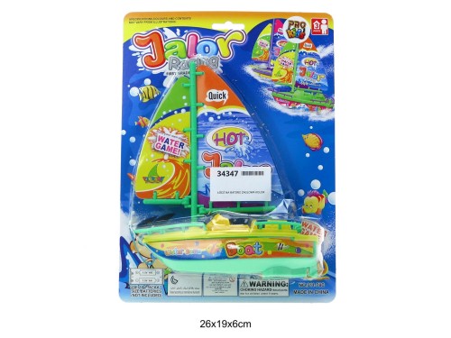 ŁÓDŹ NA BATERIE ŻAGLOWA KOLOR 34347