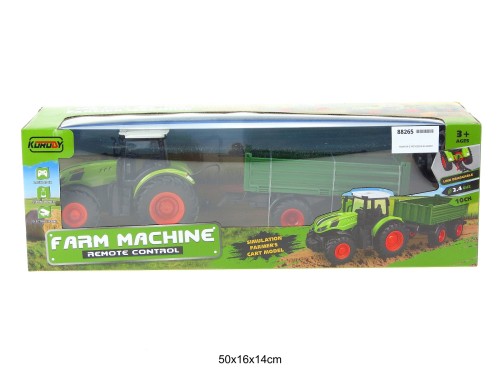 TRAKTOR Z PRZYCZEPĄ NA RADIO ZESTAW 88265