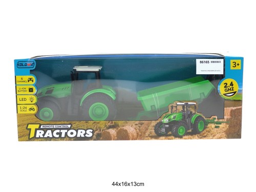 TRAKTOR Z PRZYCZEPĄ NA RADIO ZESTAW 86165