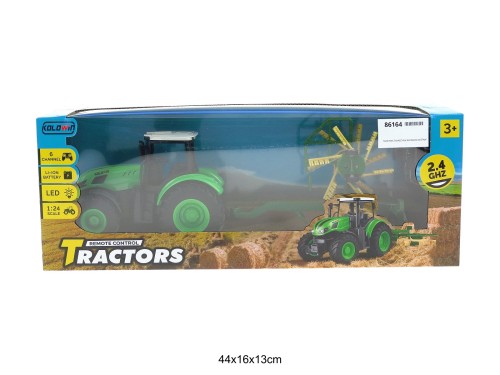 TRAKTOR Z MASZYNĄ NA RADIO ZESTAW 86164