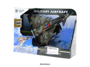 SAMOLOT WOJSKOWY ŚWIATŁO DŹWIĘK 17244