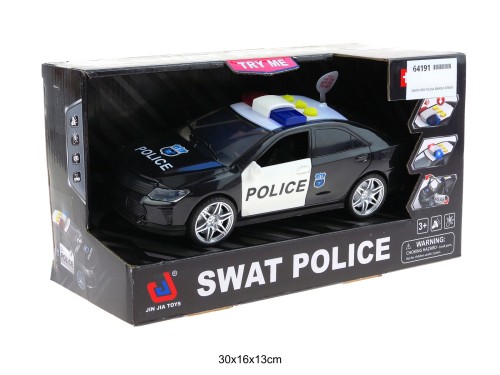 SAMOCHÓD POLICJA ŚWIATŁO DŹWIĘK 64191