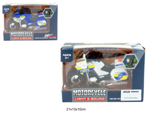 MOTOCYKL ŚWIATŁO DŹWIĘK W PUDEŁKU 49320