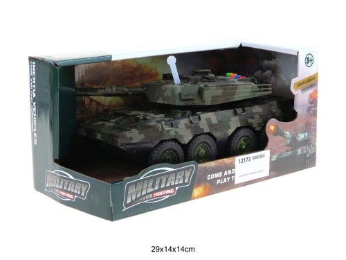 WÓZ BOJOWY ŚWIATŁO DŹWIĘK W PUDEŁKU 12173