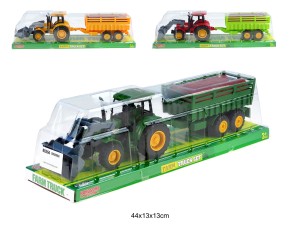 TRAKTOR Z PRZYCZEPĄ 43 CM 88266