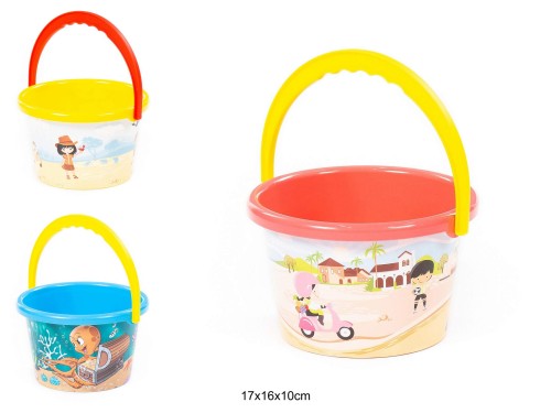 WIADERKO ŚREDNIE Z NALEPKĄ 82096