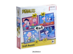 PUZZLE 4W1 ZE SNOOPYM JEST WESOŁO 41234