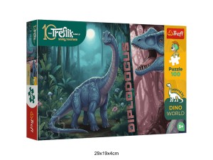 PUZZLE 100 DINO WORLD DIPLODOCUS 41233