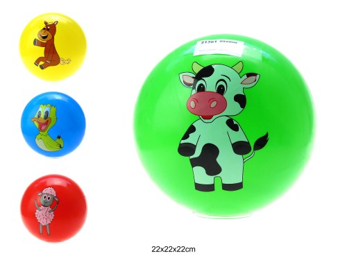 PIŁKA GUMOWA 9 CALI ZWIERZĘTA 21261