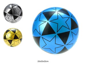 PIŁKA GUMOWA 9 CALI PERŁOWA GWIAZDY 21260