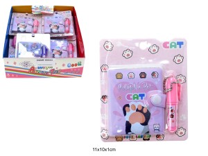 NOTESIK Z DŁUGOPISEM KOTKI 24249