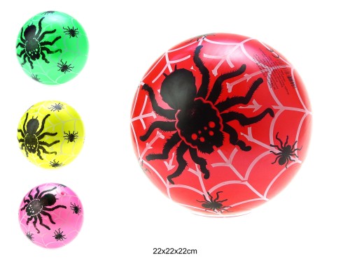 PIŁKA GUMOWA 9 CALI PERŁOWA PAJĄK 21259