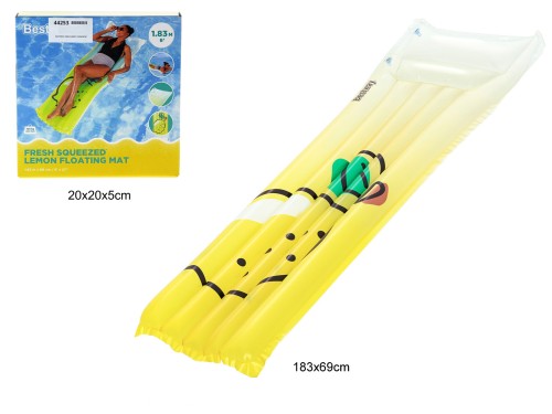 MATERAC DMUCHANY 183X69CM CYTRYNKA 44253