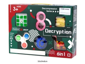 ZESTAW UKŁADANEK LOGICZNYCH 6 SZT. 51258