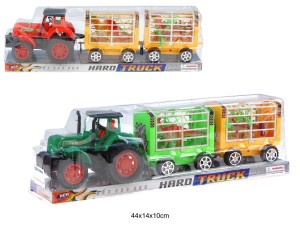 TRAKTOR Z PRZYCZEPĄ I DINOZAURAMI 87254