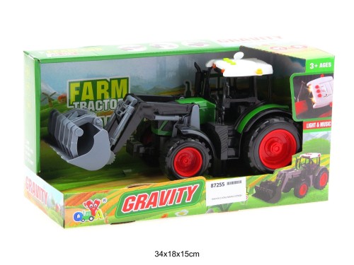 TRAKTOR Z ŁYŻKĄ ŚWIATŁO DŹWIĘK 87255