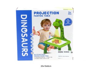PROJEKTOR MAŁY Z TABLICĄ DINOZAUR 24252