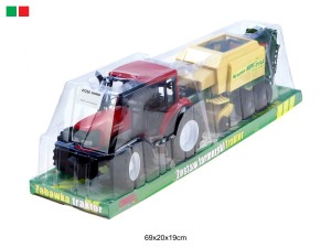 TRAKTOR Z MASZYNĄ ROLNICZĄ 87256
