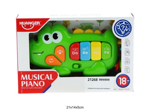 ZABAWKA DLA MALUCHA PIANINKO KROKODYL 21268