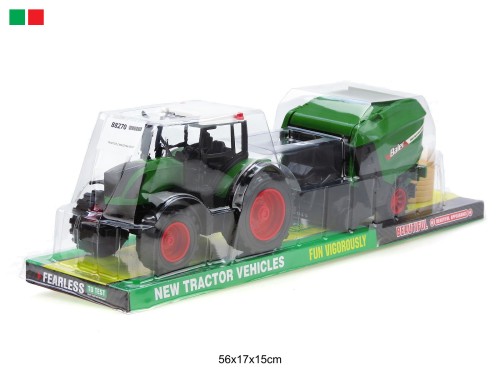 TRAKTOR Z MASZYNĄ ROLNICZĄ 88270