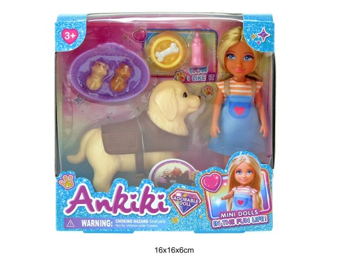 LALKA Z PIESKIEM I AKCESORIAMI 45368