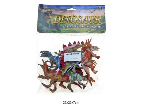 ZESTAW DINOZAURÓW 6 SZTUK 20233