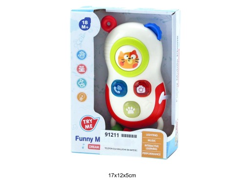 TELEFON DLA MALUCHA NA BATERIE 91211