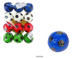 PIŁKA NOŻNA PIANKOWA 7CM /12 46376