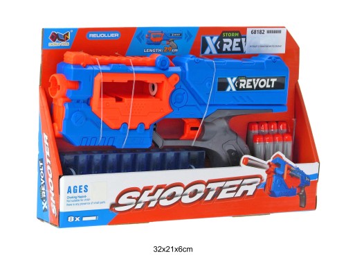 PISTOLET Z PIANKOWYMI POCISKAMI 68182