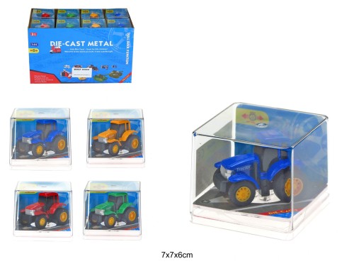 TRAKTOR METALOWY Z NAPĘDEM /24 59157