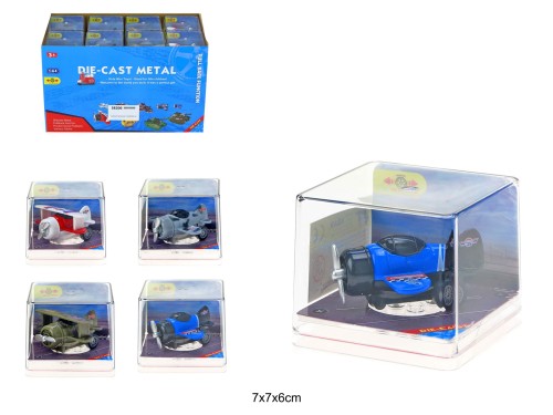 SAMOLOT METALOWY Z NAPĘDEM /24 58206