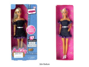 LALKA ANLILY JEANSOWA SUKIENKA 22163