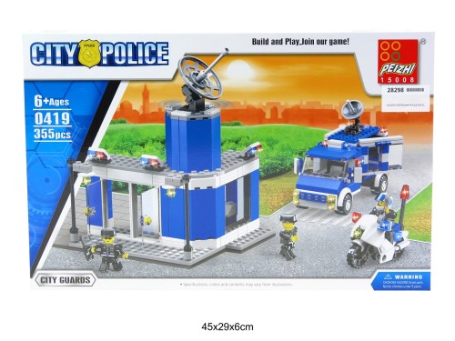 KLOCKI POSTERUNEK POLICJI 355 EL. 28298
