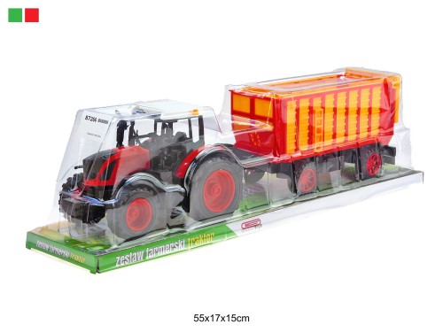 TRAKTOR Z PRZYCZEPĄ 87266