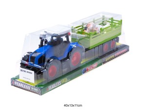 TRAKTOR Z PRZYCZEPĄ NIEBIESKI 86194