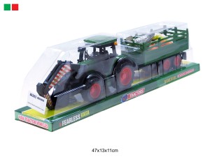 TRAKTOR Z MASZYNĄ ROLNICZĄ I TUREM 86203
