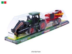 TRAKTOR Z MASZYNĄ ROLNICZĄ I TUREM 86202
