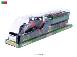 TRAKTOR Z MASZYNĄ ROLNICZĄ I TUREM 86200