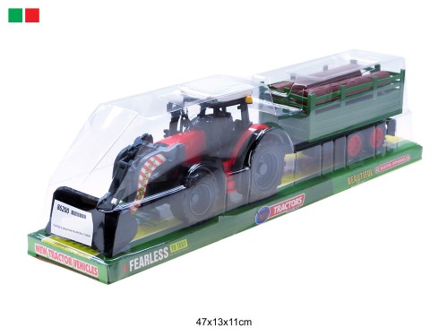 TRAKTOR Z MASZYNĄ ROLNICZĄ I TUREM 86200