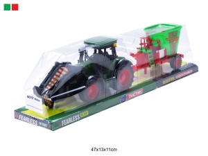 TRAKTOR Z MASZYNĄ ROLNICZĄ I TUREM 86197