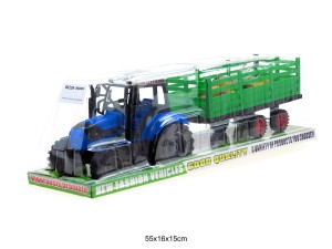 TRAKTOR Z PRZYCZEPĄ NIEBIESKI 86209